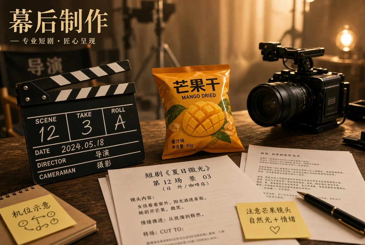黄果AI短剧制作过程插图